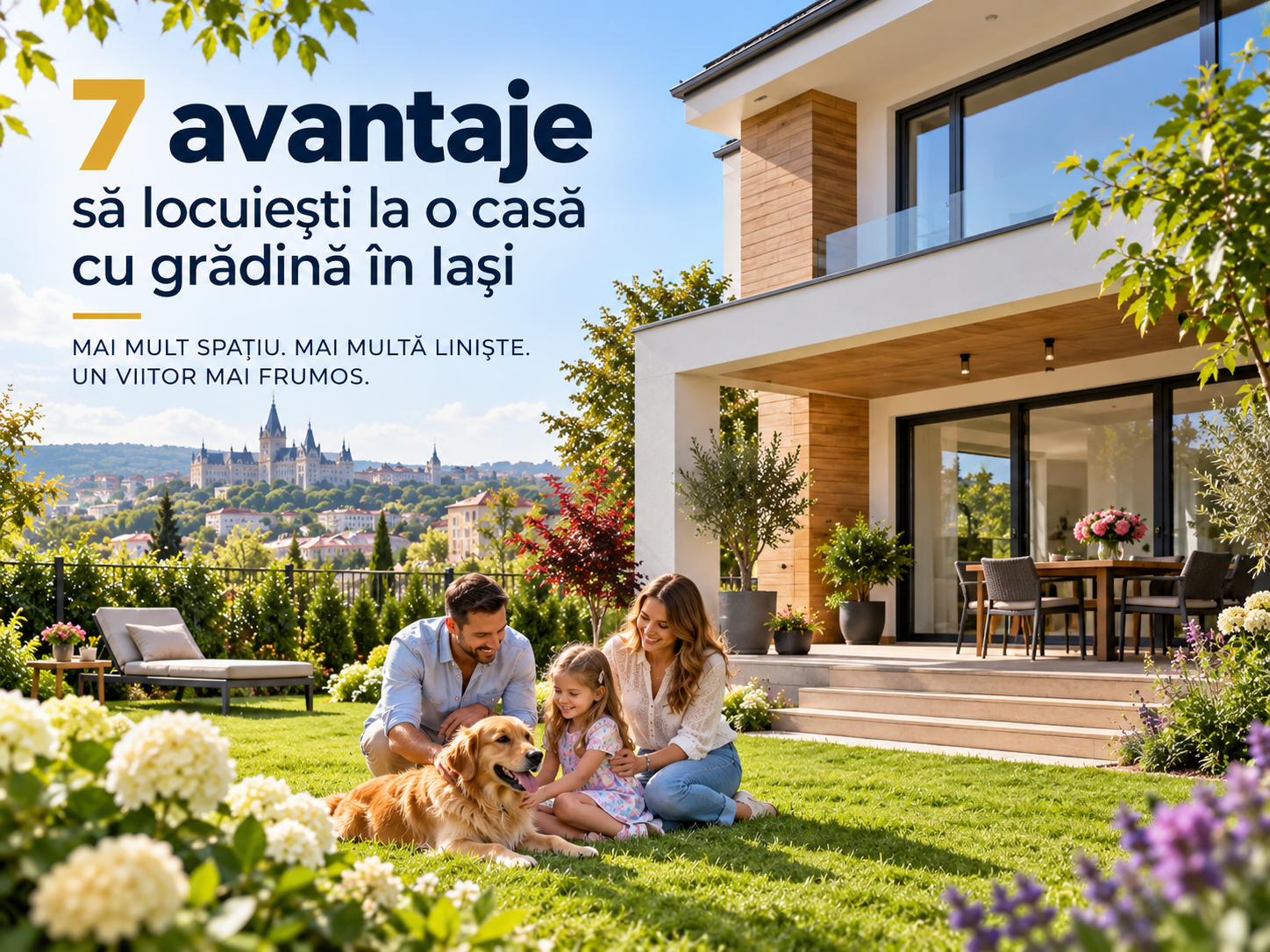 7 avantaje sa locuiesti la o casa cu gradina in Iasi
